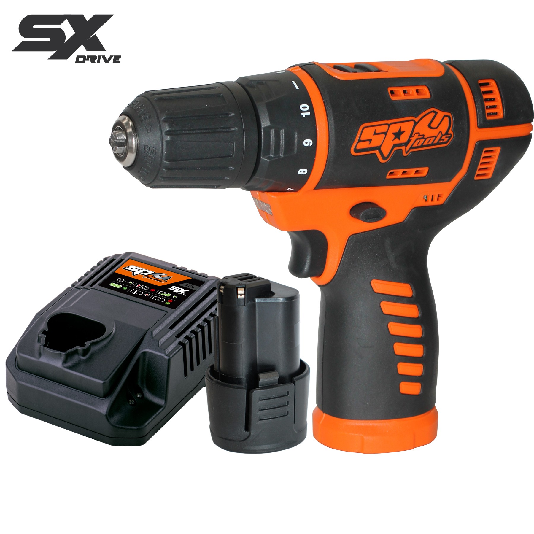 12v 10mm 2 Speed Drill Driver 2.5Ah SX Drive