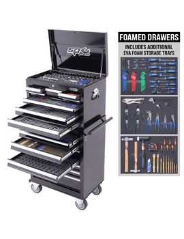 Toolstop 73 Piece Tool Kit in a Cantilever Tool Box - EXCLUSIVE 